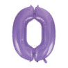 40" Number 0 Lilac bag of 1pc