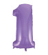 40" Number 1 Lilac bag of 1pc