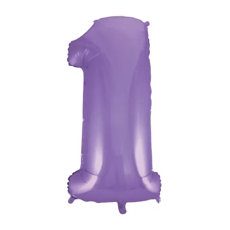 40" Number 1 Lilac bag of 1pc