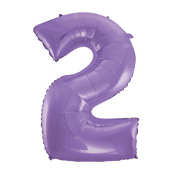 40" Number 2 Lilac bag of 1pc
