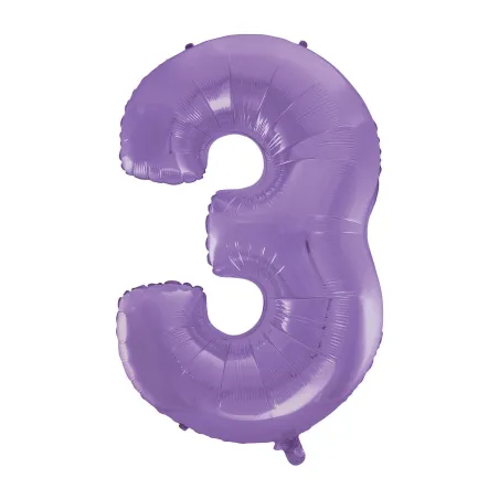 40" Number 3 Lilac bag of 1pc