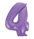 40" Number 4 Lilac bag of 1pc