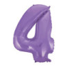 40" Number 4 Lilac bag of 1pc