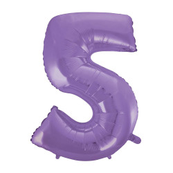 40" Number 5 Lilac bag of 1pc