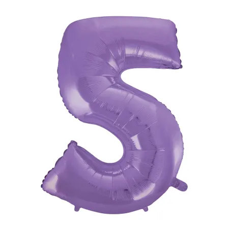 40" Number 5 Lilac bag of 1pc
