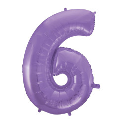 40" Number 6 Lilac bag of 1pc