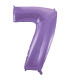 40" Number 7 Lilac bag of 1pc