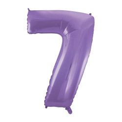 40" Number 7 Lilac bag of 1pc