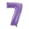 40" Number 7 Lilac bag of 1pc