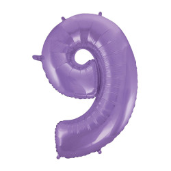 40" Number 9 Lilac bag of 1pc