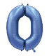 40" Number 0 Periwinkle bag of 1pc