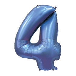 40" Number 4 Periwinkle bag of 1pc