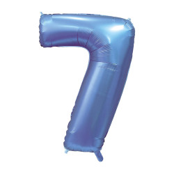 40" Number 7 Periwinkle bag of 1pc
