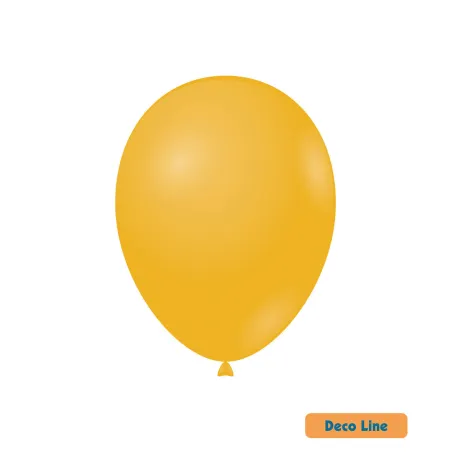 12" Papaya Yellow 229 Rocca Decorator Line Latex Balloons bag of 50pcs