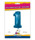 40" Number 1 Blue bag of 1pc