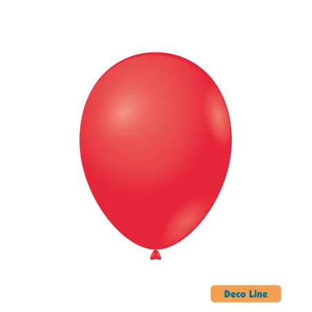 12" Scarlet Red 201 Rocca Decorator Line Latex Balloons bag of 50pcs