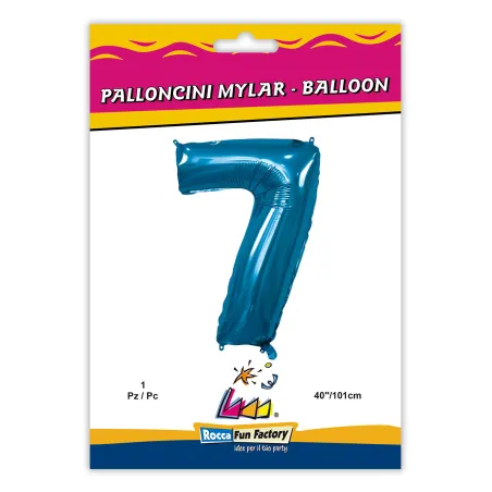 40" Number 7 Blue bag of 1pc