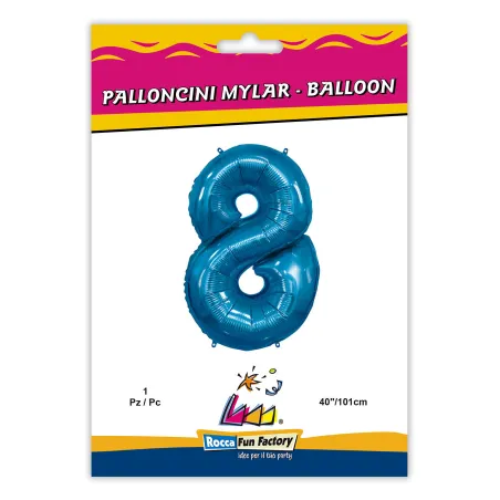40" Number 8 Blue bag of 1pc