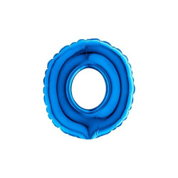 7" Number 0 Blue bag of 5pcs