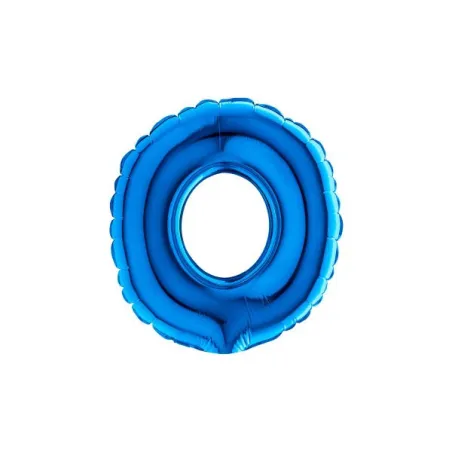 7" Number 0 Blue bag of 5pcs