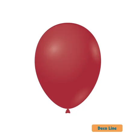 12" Ruby Red 232 Rocca Decorator Line Latex Balloons bag of 50pcs