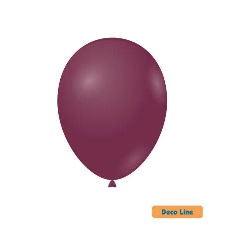 12" Burgundy 207 Rocca Decorator Line Latex Balloons bag of 50pcs