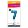 14" Number 7 Blue bag of 1pc