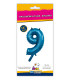 14" Number 9 Blue bag of 1pc