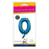 14" Number 0 Blue bag of 1pc