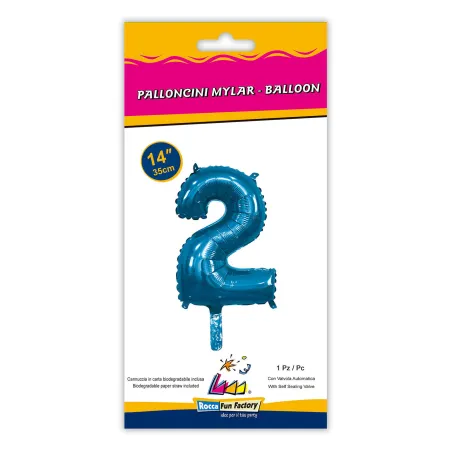 14" Number 2 Blue bag of 1pc