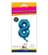 14" Number 8 Blue bag of 1pc