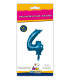 14" Number 4 Blue bag of 1pc