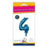 14" Number 4 Blue bag of 1pc