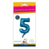 14" Number 5 Blue bag of 1pc