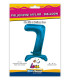 30" Standing Number 7 Blue bag of 1pc