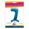 30" Standing Number 7 Blue bag of 1pc