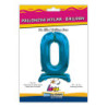 30" Standing Number 0 Blue bag of 1pc