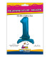 30" Standing Number 1 Blue bag of 1pc