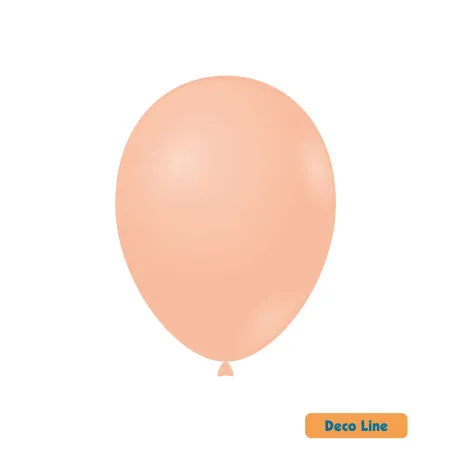 12" Peach 227 Rocca Decorator Line Latex Balloons bag of 50pcs
