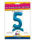 30" Standing Number 5 Blue bag of 1pc