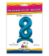 30" Standing Number 8 Blue bag of 1pc