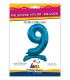 30" Standing Number 9 Blue bag of 1pc
