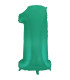 40" Number 1 Aquamarine bag of 1pc