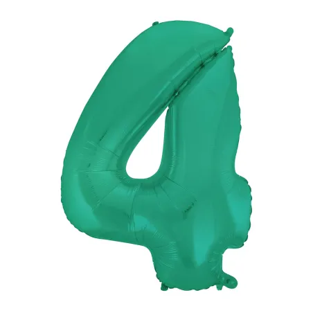 40" Number 4 Aquamarine bag of 1pc
