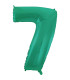 40" Number 7 Aquamarine bag of 1pc