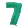 40" Number 7 Aquamarine bag of 1pc
