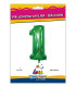 40" Number 1 Green bag of 1pc