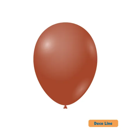 12" Rust 260 Rocca Decorator Line Latex Balloons bag of 50pcs