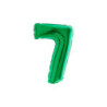 7" Number 7 Green bag of 5pcs