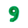7" Number 9 Green bag of 5pcs